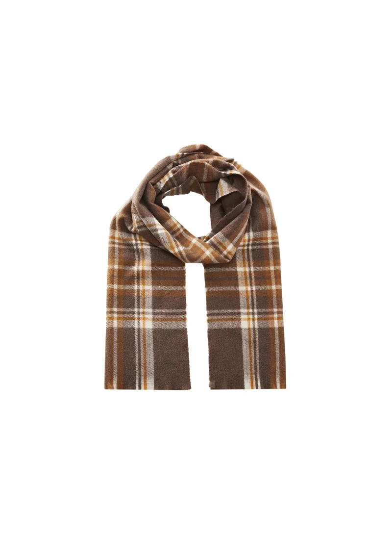 Mango Man Checked Scarf