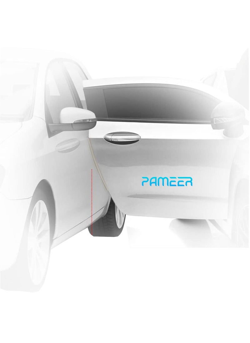 PAMEER Car Door Edge Guard Protectors P Shape Rubber Edge Trim Rubber Clip Buffer to Avoid Collision with Other Vehicle Bodies Size 50cm Beige Color  - Image 4
