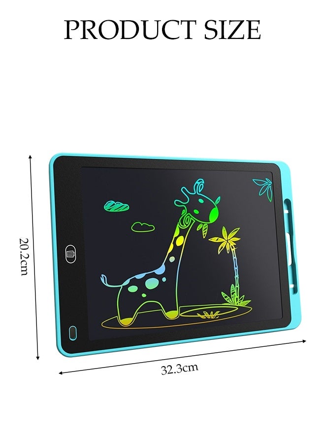 DUNISO لوحة كتابة LCD، لوحات رسم إلكترونية قابلة للمسح وإعادة الاستخدام مع قلم احترافي، لوحة رسم ملونة للأطفال، آمنة، صديقة للعين، خفيفة الوزن، للأولاد والبنات للرسم، الطلاء، الكتابة، الملاحظات، 15 بوصة - Image 2