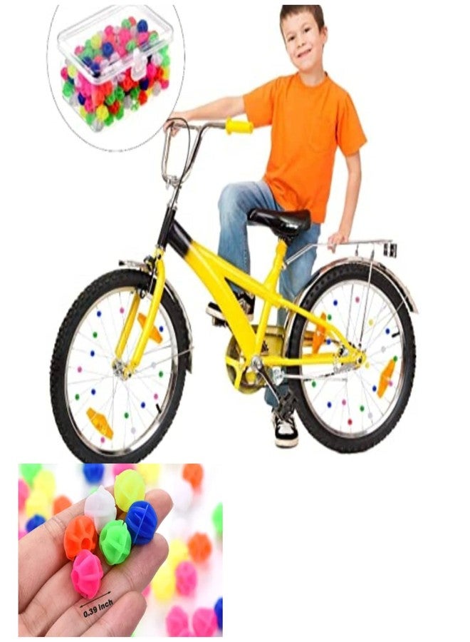 CYIDER 250 Pcs Multi-Color Plastic Bicycle Spoke Beads - Wheel Spoke Clip Decorations,Cycle moti Beads - Image 4