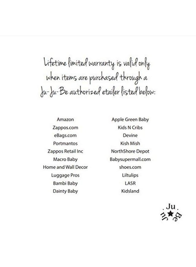 JuJuBe JuJuBe Be Classy Structured Multi-Functional Diaper Bag/Purse, Onyx Collection - Black Diamond  - Image 1