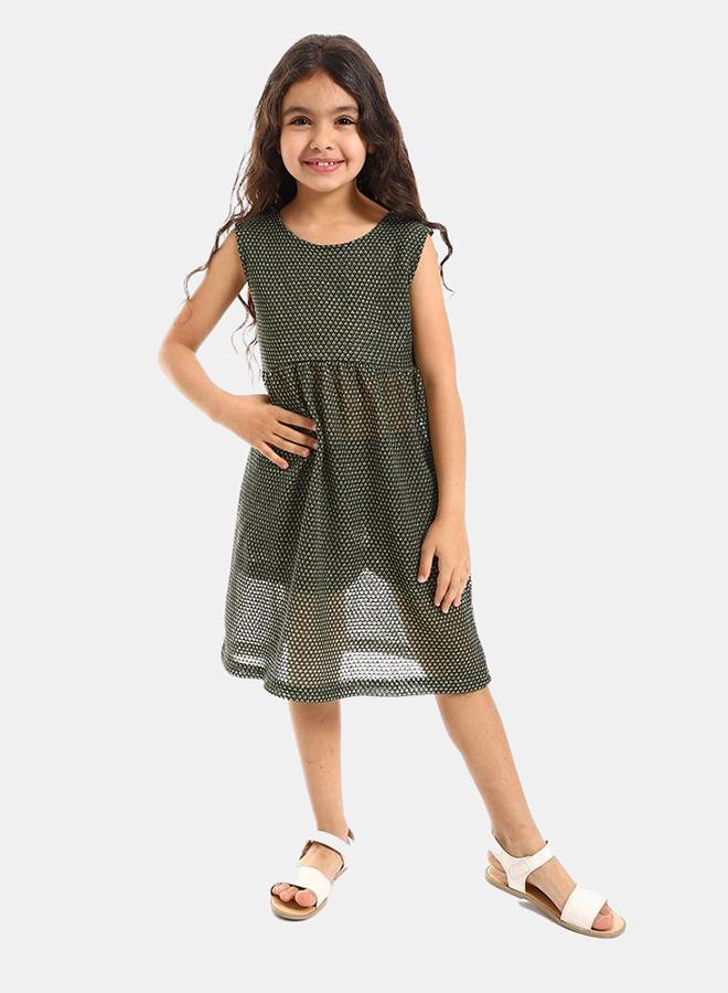 kady Stitched Slip On Dressgirls olive 10 - Image 1