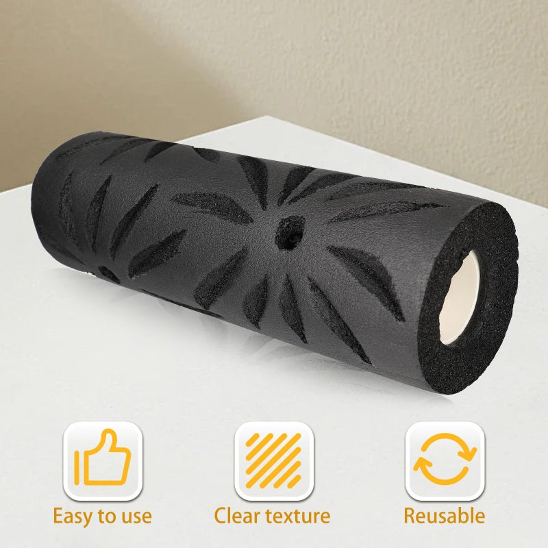 Neowah Poinsettia Style Pattern Drywall Texture Roller, 9-inch, Paint Roller for Walls and Ceilings - Image 5