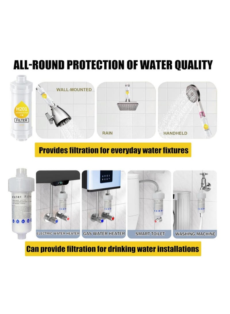 Vitamin Shower Filter - Anti Hair Loss - Prevents Dry Skin - Chlorine Removal - Rust Removal - Relaxing Aromatherapy - Non-Toxic Jamsmine - Image 4