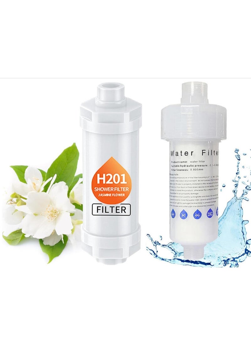 Vitamin Shower Filter - Anti Hair Loss - Prevents Dry Skin - Chlorine Removal - Rust Removal - Relaxing Aromatherapy - Non-Toxic Jamsmine - Image 1