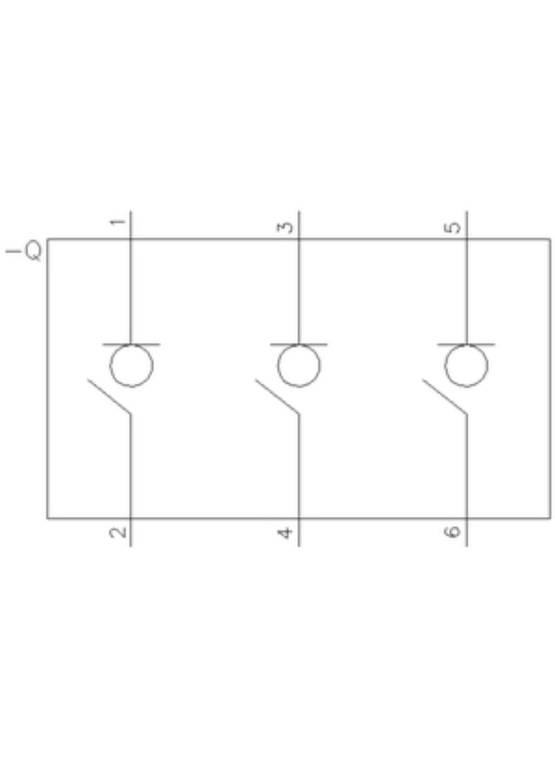 Siemens 5TE3 Switch Disconnector – High-Performance Isolator - 3 pole 63A - IEC 60947-3 Compliant - (Model-5TE3363-0RC) - Image 3