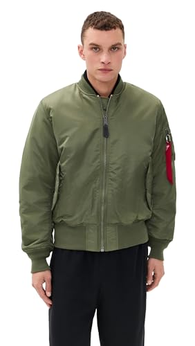 Alpha Industries MA-1 Bomber Flight Jacket - Fighter Pilot Flight Jacket - Sage, 2XS - Image 1