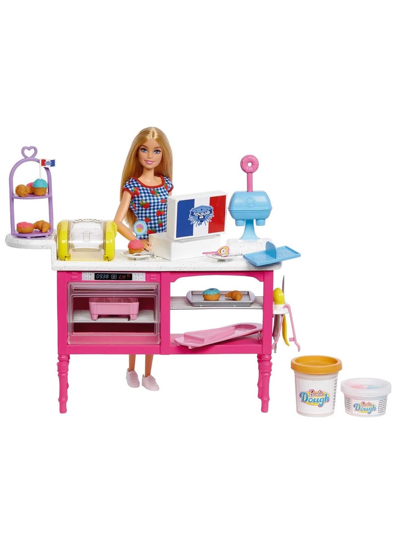 Mattel Barbie In Barbie Doll and Accessories, “Malibu” Doll and 18 Pastry-Making Pieces  - Image 3