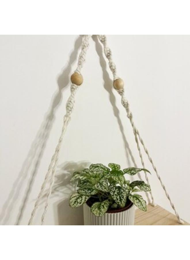 Antikiano Wooden Wall Shelf, Macrame Shelf, Living Room Decor, Stand Bookshelf. - Image 3