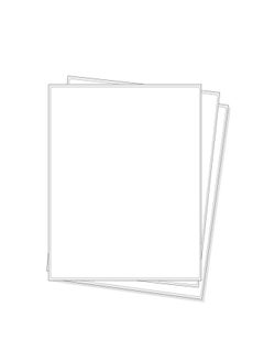 FungLam Full Sheet Address Shipping Labels 81/2" X 11" 100 Labels  - Image 1