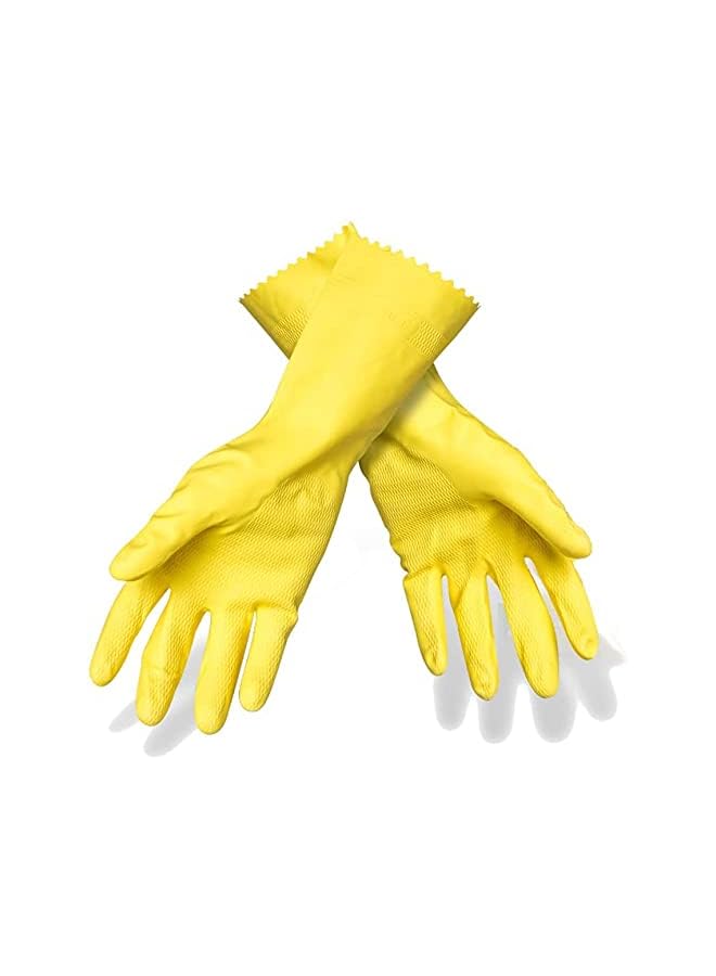 Scotch  All Purpose Gloves Large Size Reusable Gloves Protect Your Hands Waterproof Tear Proof Excellent Grip Touch Sensitive Comfortable Fit Gloves Kitchen 1 Pair/Pack - Image 5