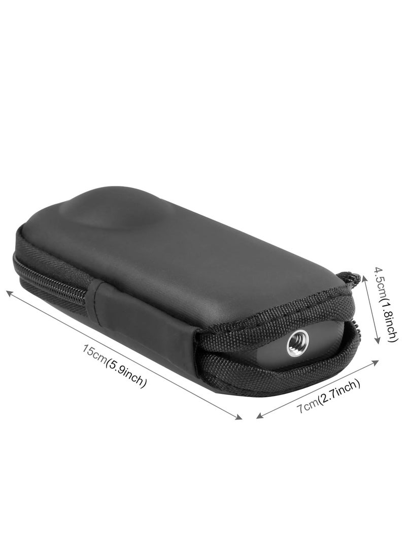 Camera Carrying Case For Insta360 X4, Portable Storage Bag fits Selfie Stick Tripod, Lens Case Protection Travel Storage Bag with Zipper Design for Insta360 X4 Accessories - Image 4