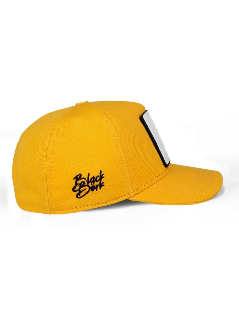 Black Börk Blackbörk V1 Baseball Kids Squirrel - 1 Yellow Kids Hat with Code Logo (Cap)  - Image 2