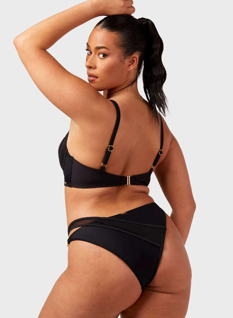 Boux Avenue Mesh Detail Bikini Top