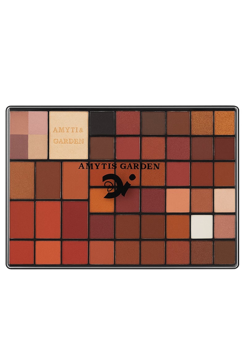 اميتيس جاردن باليت ظل عيون +اضاءه+كونتور (خافي عيوب )+احمر خدود (بلاشر)