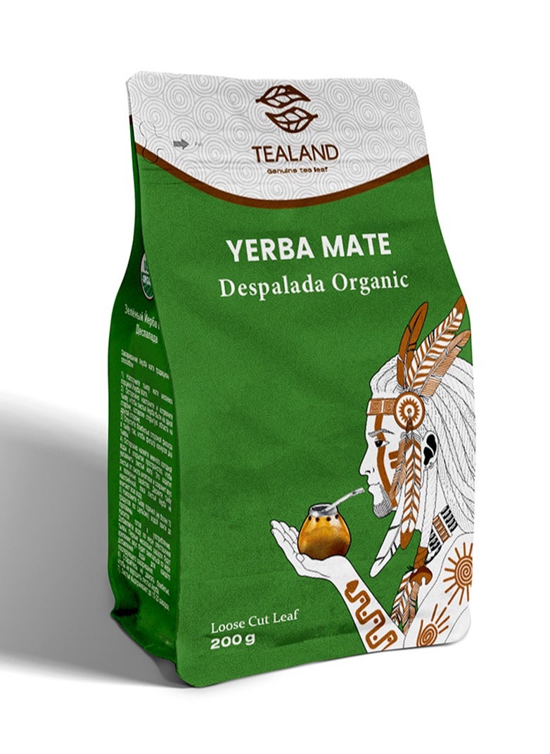 Tealand - Yerba Matè Bundle Organic Hot and Cold Tea Gluten Free Gives Energy Improves Strength Immune System Matè-Despaladaand Matè-Con Palo Organic) 200g+200g - Image 1