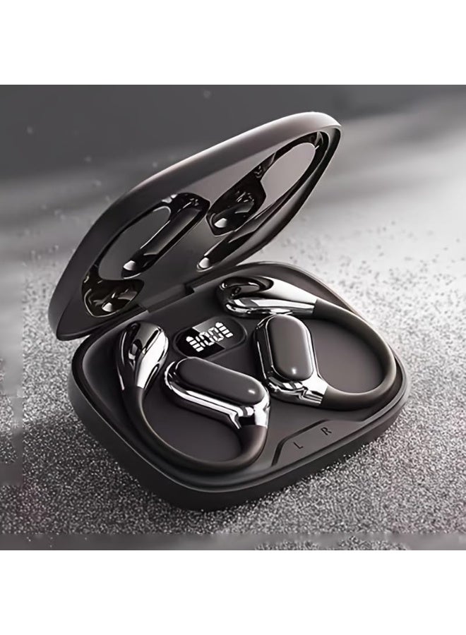 Ear-Hook Wireless Bluetooth Headphones, High Quality, Sports, Digital Display, Noise Cancellation, Long Battery Life - Image 2