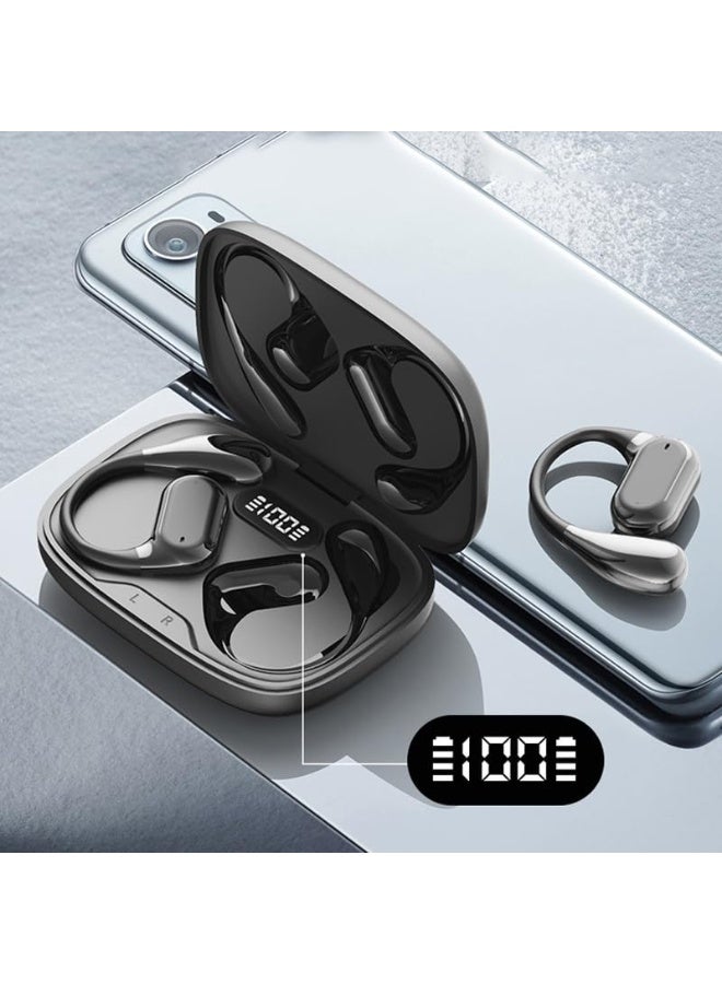 Ear-Hook Wireless Bluetooth Headphones, High Quality, Sports, Digital Display, Noise Cancellation, Long Battery Life - Image 5