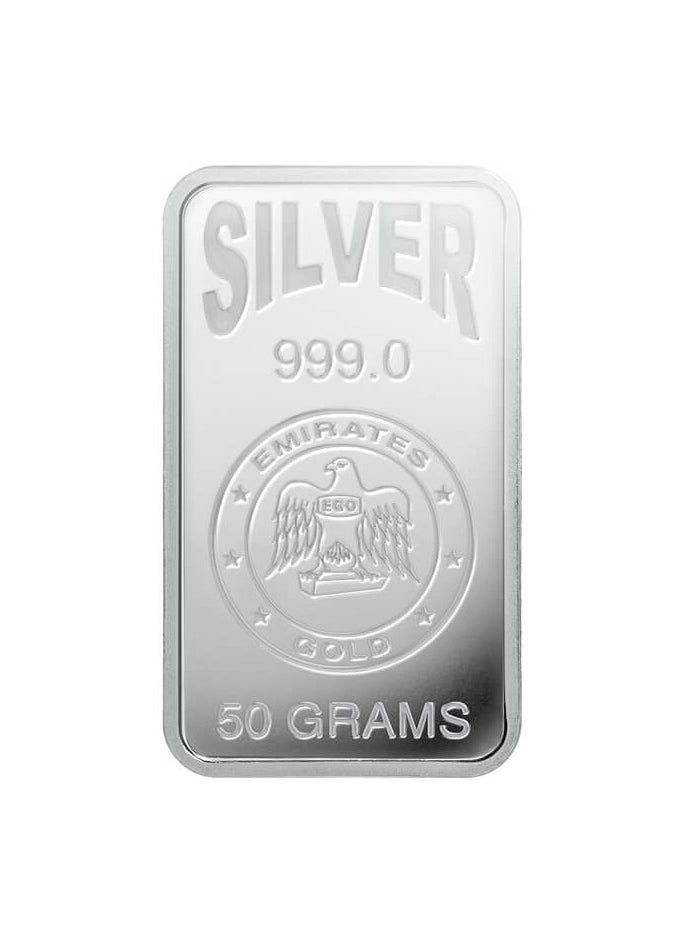Emirates Gold Emirates | 50g Pure Silver Bar 999 - 50 Grams  - Image 3
