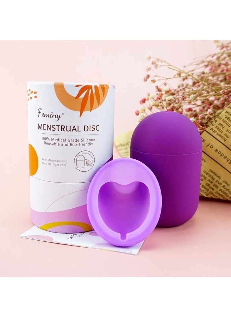 Feminy - Feminy Menstrual Cup With Silicone Sterilizer Cup Or Cup Holder - Image 1
