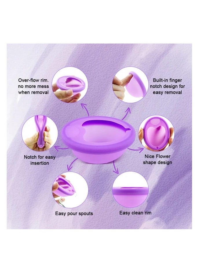 Feminy - Feminy Menstrual Cup With Silicone Sterilizer Cup Or Cup Holder - Image 1