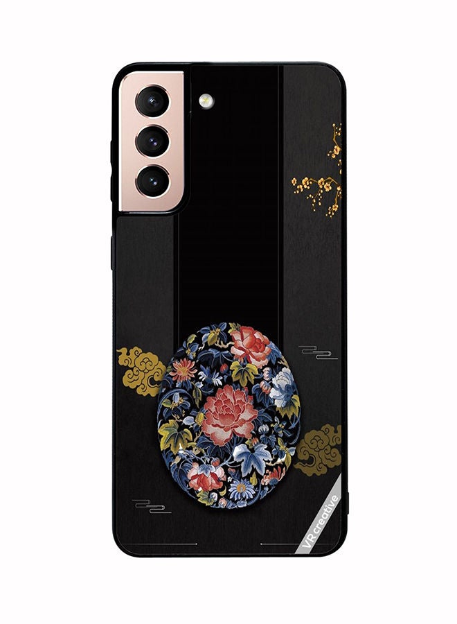 VR CREATIVE Protective Case Cover For Samsung Galaxy S21 5G Flower Design Multicolour - Image 1