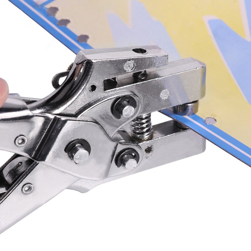 Eyelet Hole Punch Pliers Multi-function Hole Puncher with 100pcs Metal Eyelets Manual Puncher Press Tool Grommets Machine Grommet Eyelet Hole Opening Tool for Leather Clothes Belt - Image 2