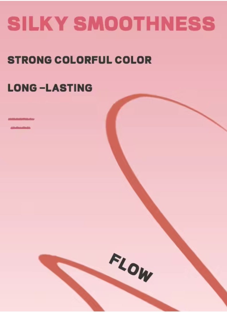 pudaier - Lippie Pencil Lipstick with Sharpener Easy to Use Lip Makeup Soft Lipliner Pencil Lip Liner Pencil Matte Waterproof Long Lasting Lipstick Lip Contour Makeup Lip Set Full Color 08 - Image 1