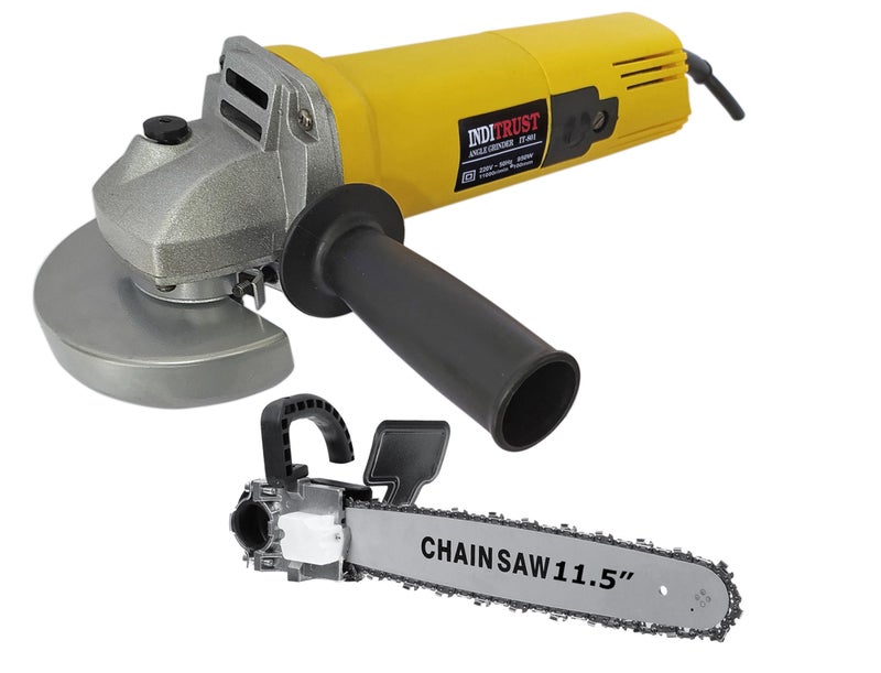 Inditrust Heavy duty 4inch Electric Angle grinder machine 950w with 11.5inch Chain saw bracket (Pack of 2) 100% Copper Winding - Image 1