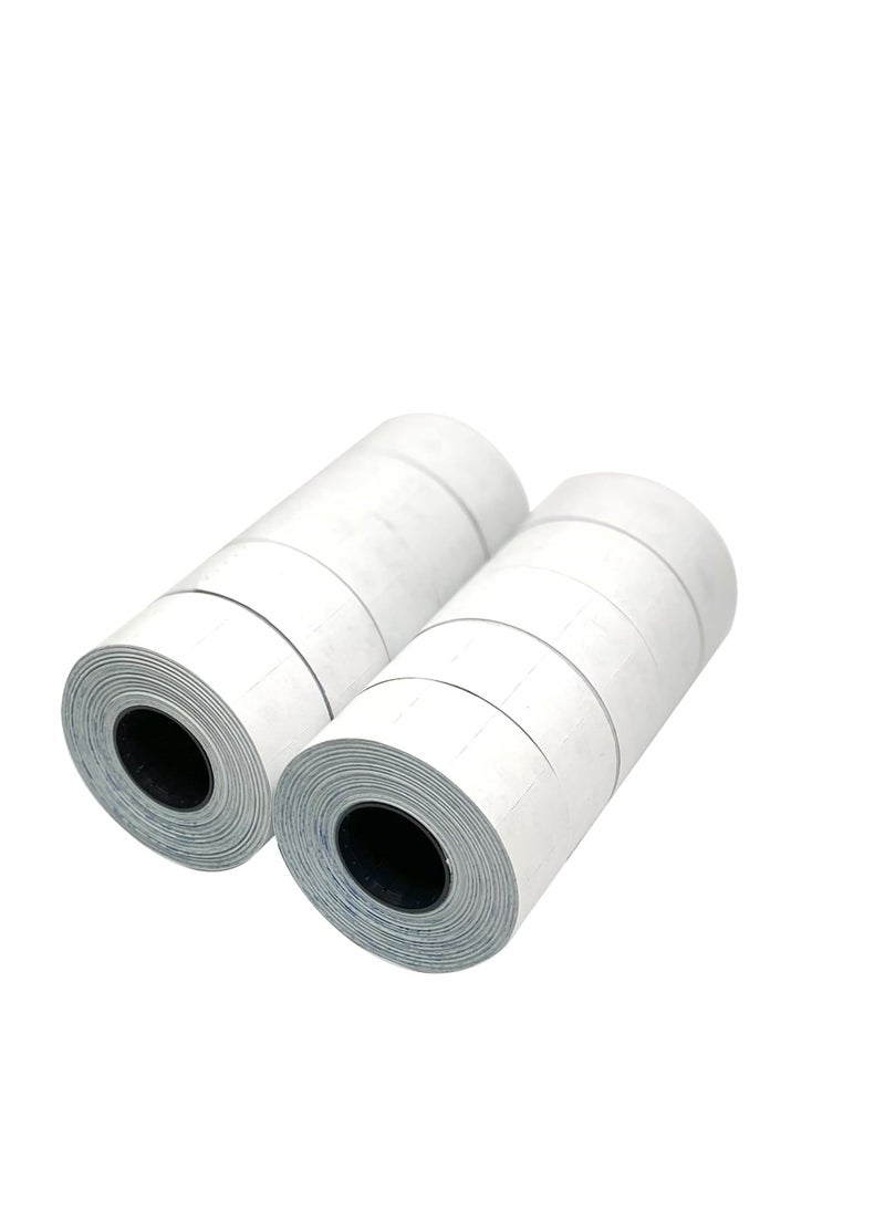ATLAS 20-Piece Two-Line Print Price and Date Label Rolls White  - Image 2