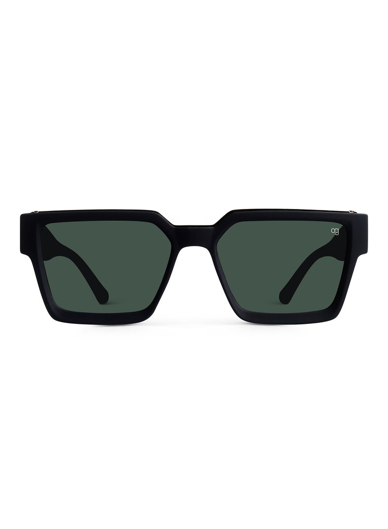 Woggles Green Polarized Wayfarer Sunglasses  - Image 3