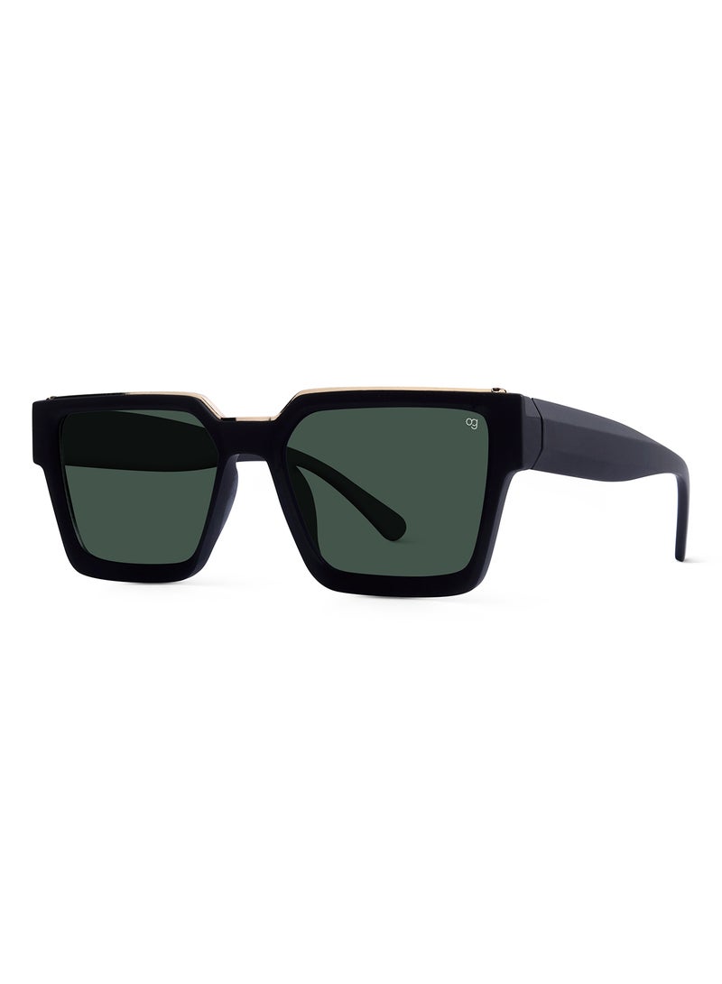 Woggles Green Polarized Wayfarer Sunglasses  - Image 4