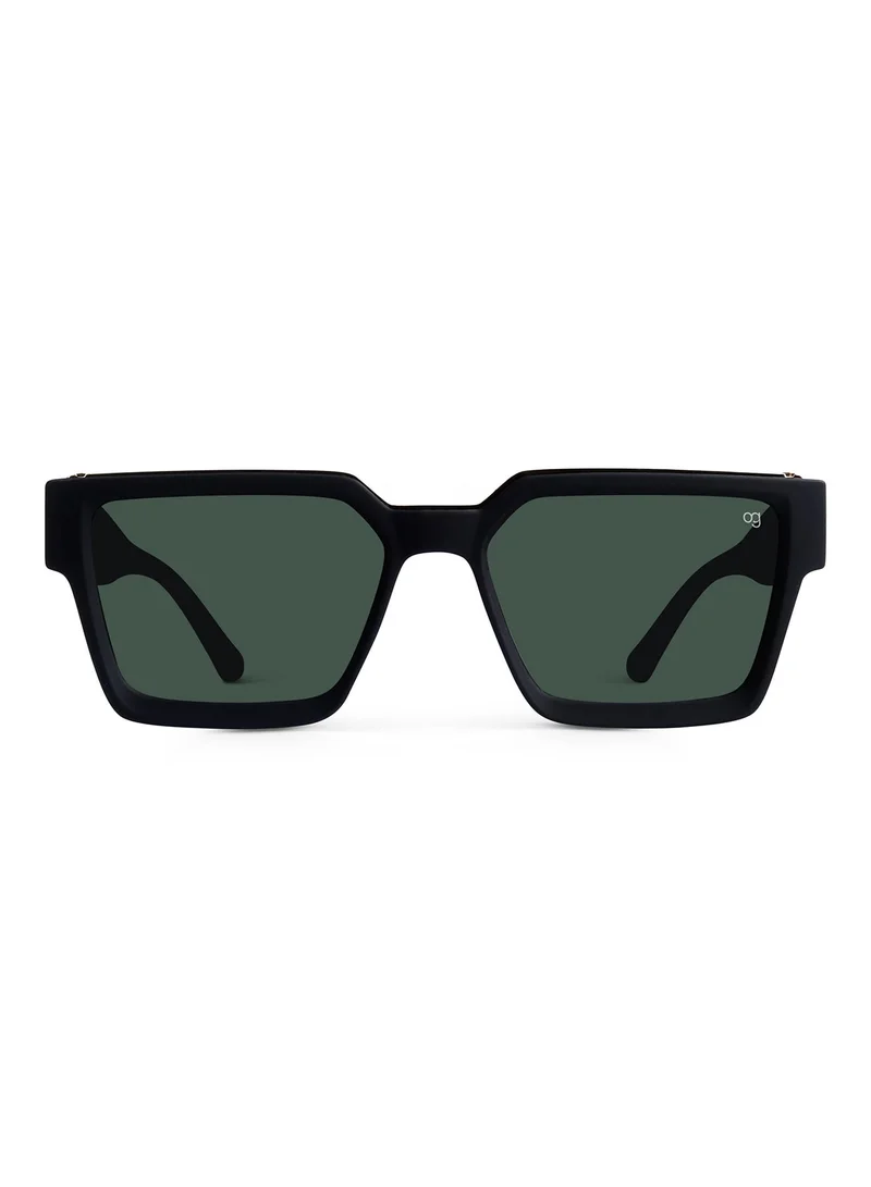 Woggles Green Polarized Wayfarer Sunglasses