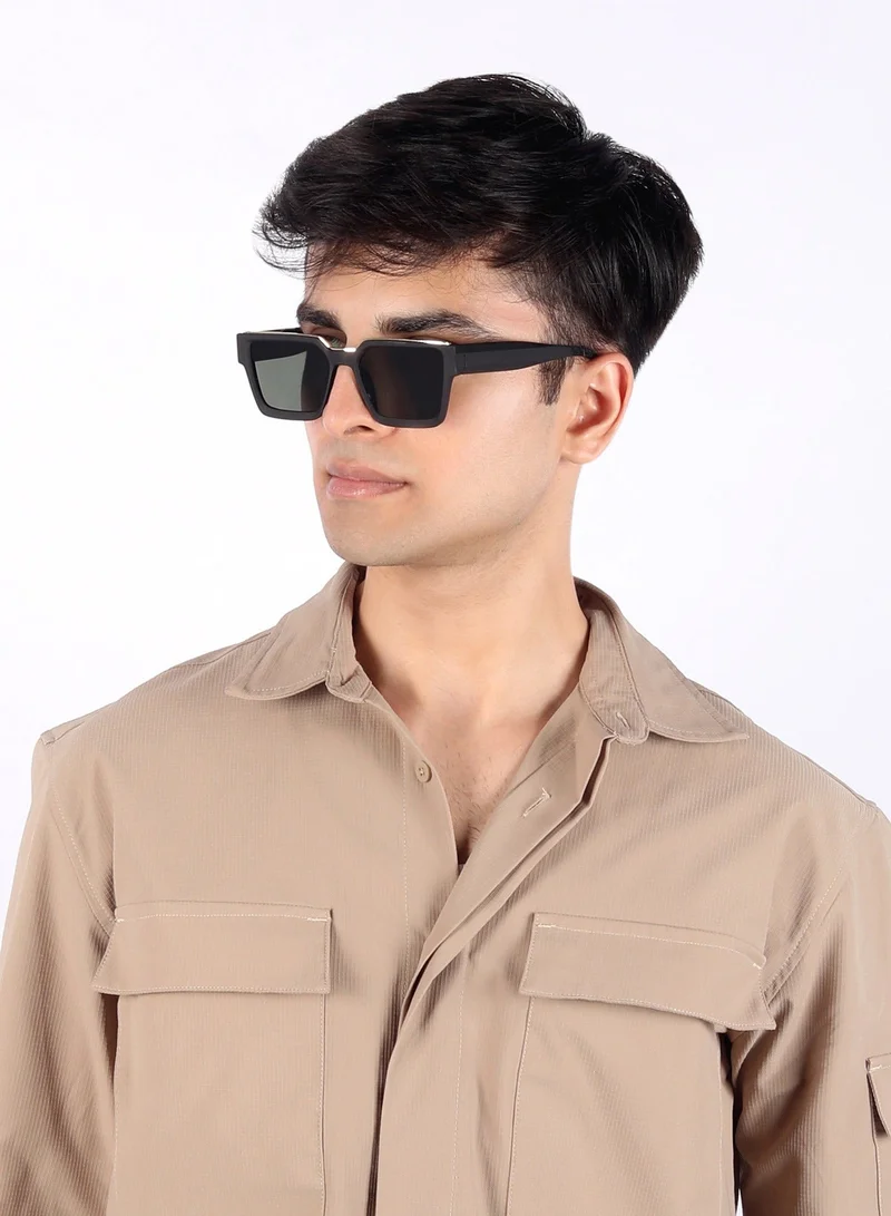 Woggles Green Polarized Wayfarer Sunglasses