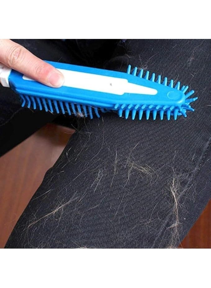 Multipurpose Pet Hair Remover Brush For Cats And Dogs Soft Silicone Grooming Brush Efficient Hair Cleaner For Carpets Bedding And Car Seats Gentle Massage Bath Brush For Pets With Short Or Long Hair - Image 1