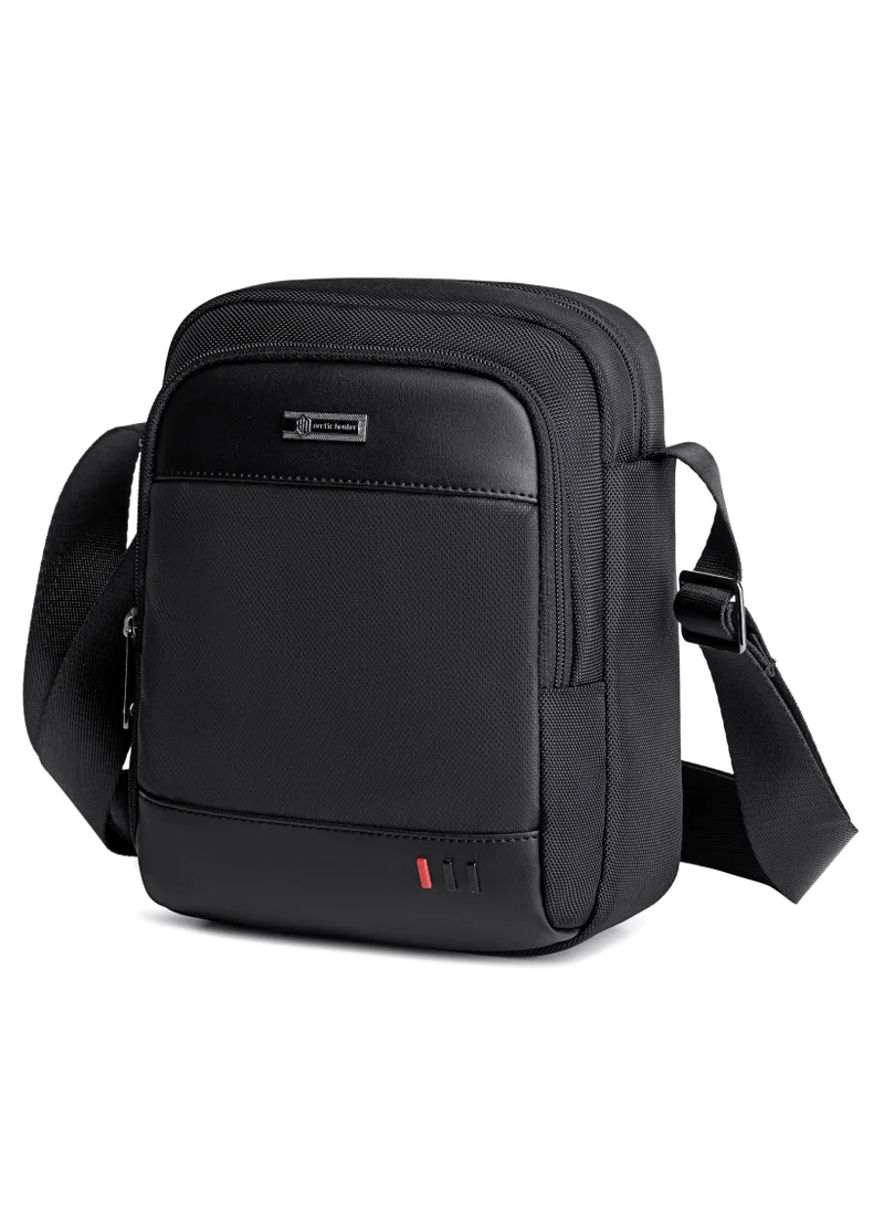 أركتيك هانتر Sling Bag for Men Water Resistant Anti Theft Crossbody Daypack Bag for Travel Office Business K00063 Black