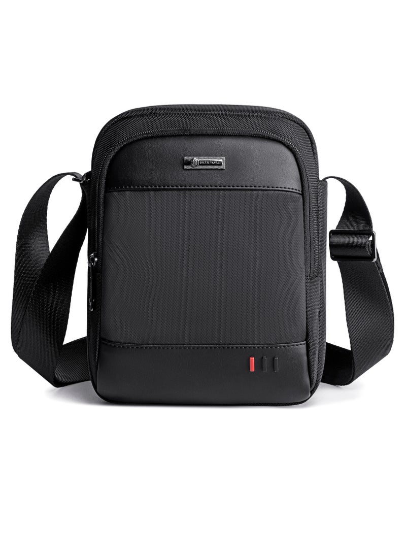 ARCTIC HUNTER Sling Bag for Men Water Resistant Anti Theft Crossbody Daypack Bag for Travel Office Business K00063 Black - Image 2