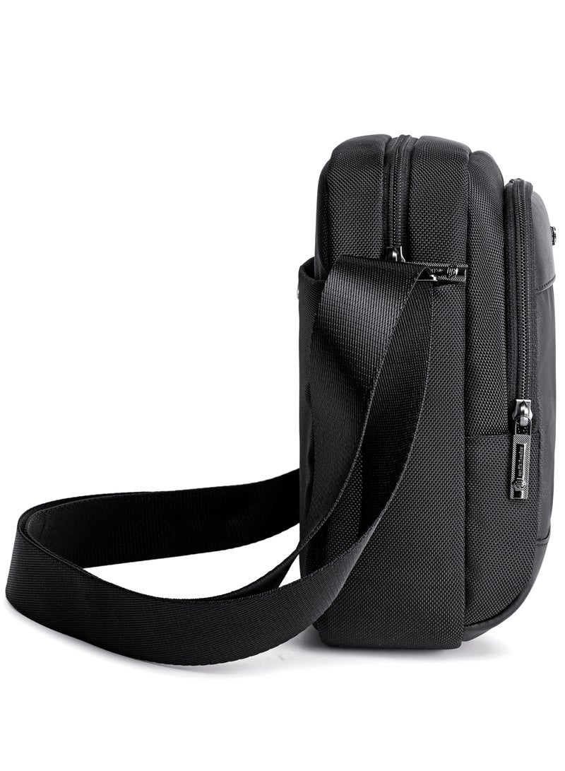 ARCTIC HUNTER Sling Bag for Men Water Resistant Anti Theft Crossbody Daypack Bag for Travel Office Business K00063 Black - Image 5