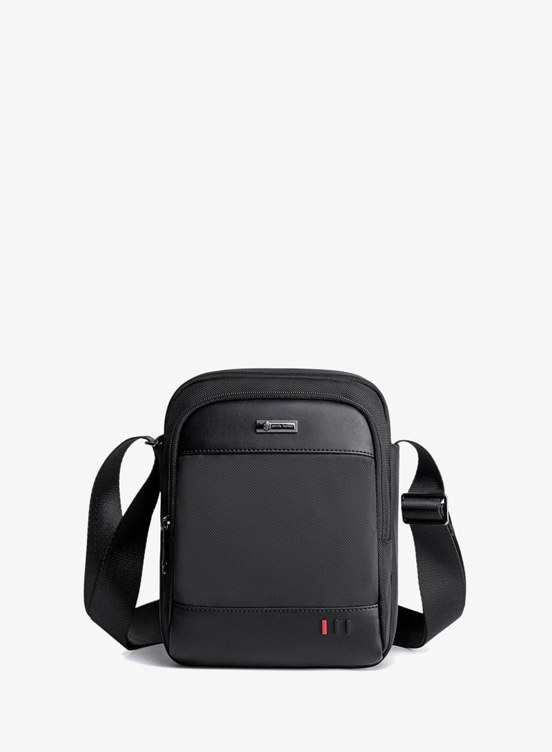 ARCTIC HUNTER sling bag for men water resistant anti theft crossbody daypack bag for travel office business k00063 black - Image 3