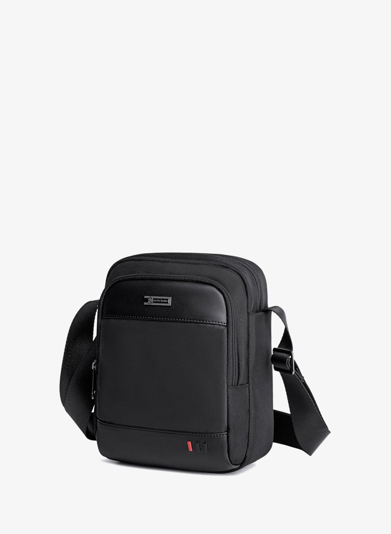 ARCTIC HUNTER sling bag for men water resistant anti theft crossbody daypack bag for travel office business k00063 black - Image 1