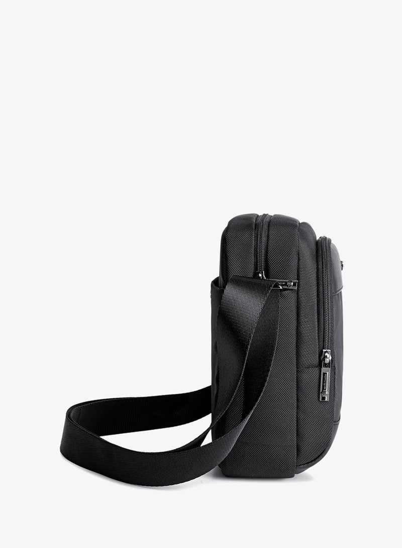 ARCTIC HUNTER sling bag for men water resistant anti theft crossbody daypack bag for travel office business k00063 black - Image 5