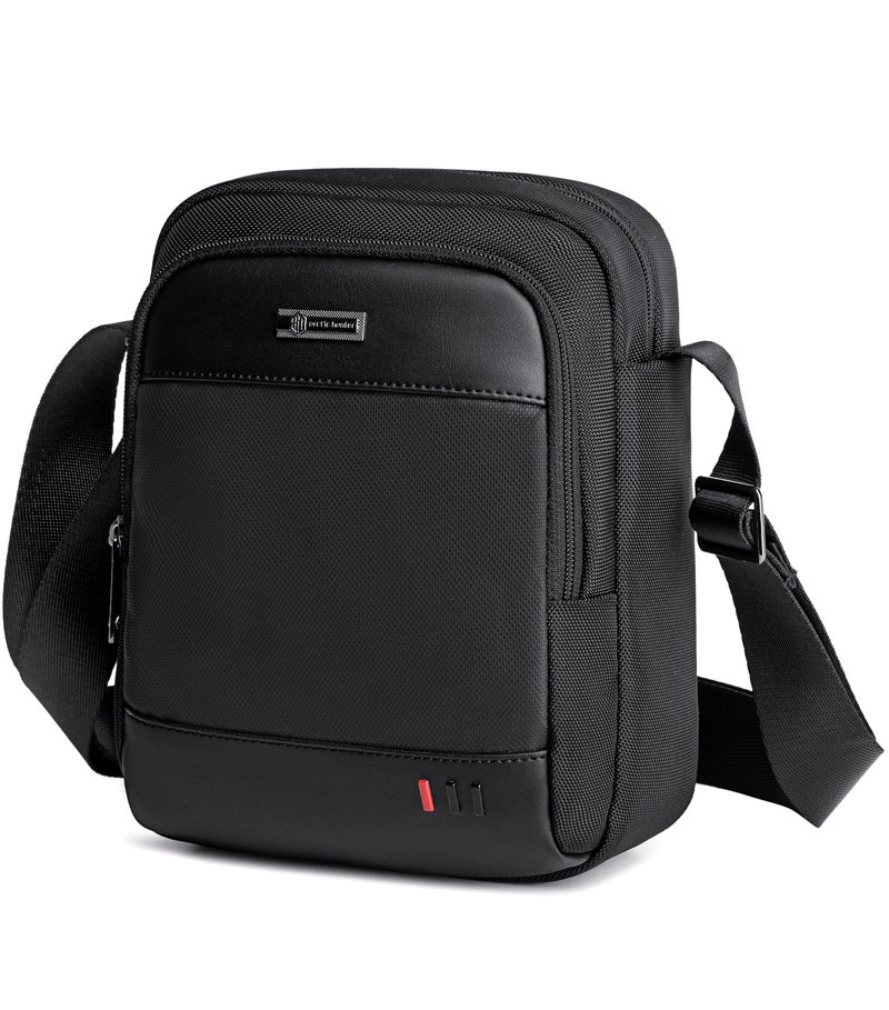 ARCTIC HUNTER sling bag for men water resistant anti theft crossbody daypack bag for travel office business k00063 black - Image 1