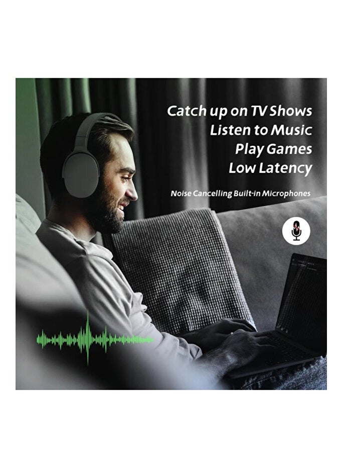 Bluetooth V5.3 Wireless Headset Over-Ear Headphone,Call Noise Reduction,Adjustable headband, Hifi Bass Wearing Earphone - Image 2