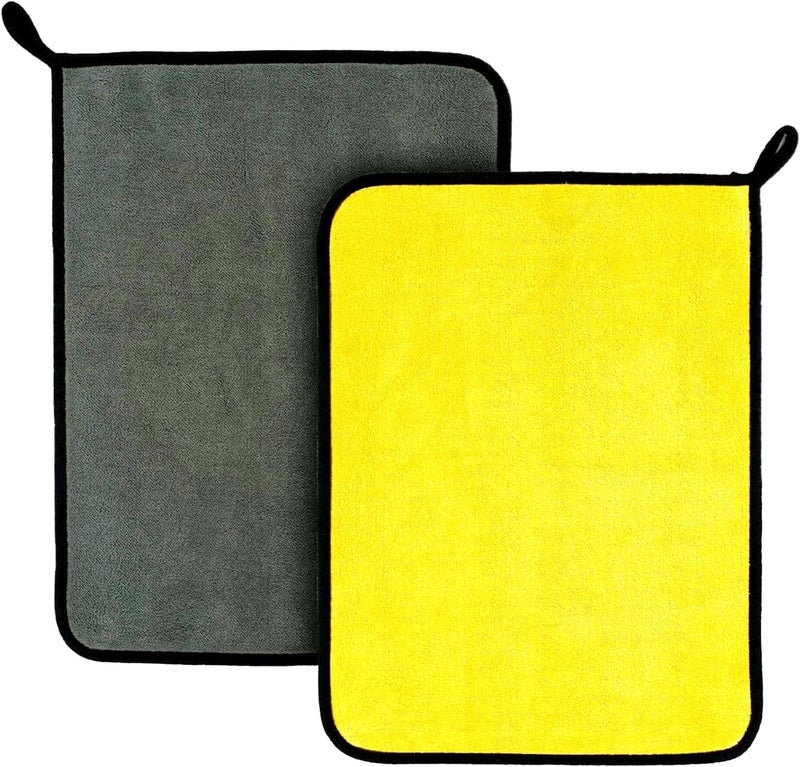 MOTRK Microfiber Towels for Car Home Kitchen Glass Window Drying Cleaning Cleaning Cleaning Cloth | Kitchen Dish Towel Car Wash Cleaning Rag (Colorful, 30 * 40 300g) - Image 5