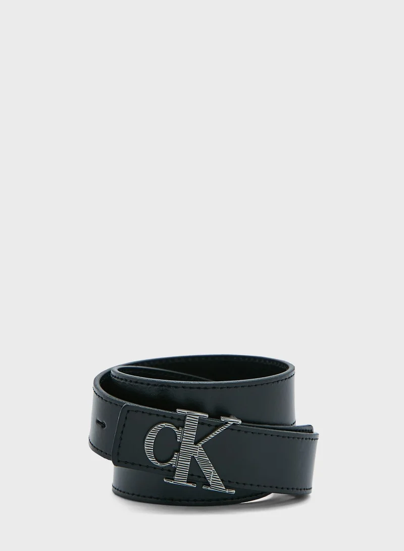 Calvin Klein Jeans Monogram Buckle Belt 30Mm