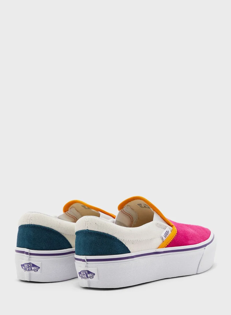 VANS Mini Cord Classic Slip On Platform