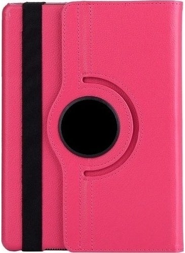 TahTicMer - Samsung Tab S T800 T805 T807 Case with Sleep Mode and 360° Rotating Stand 10.5" Pink - Image 1