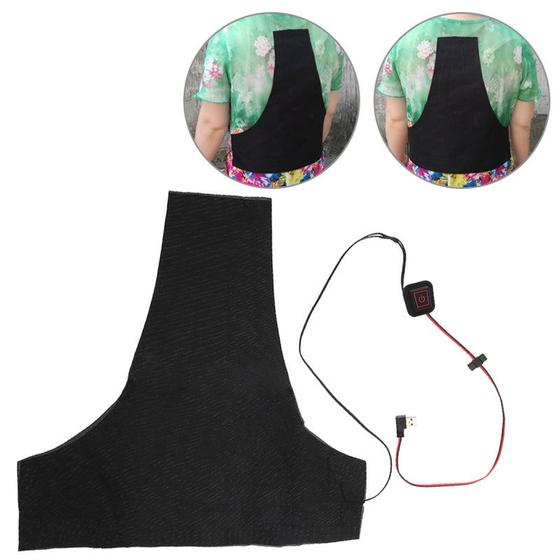 Winter Heated Alloy Fiber Heating USB Back Pads Electric Waterproof Warm Clothing Kit - Image 4