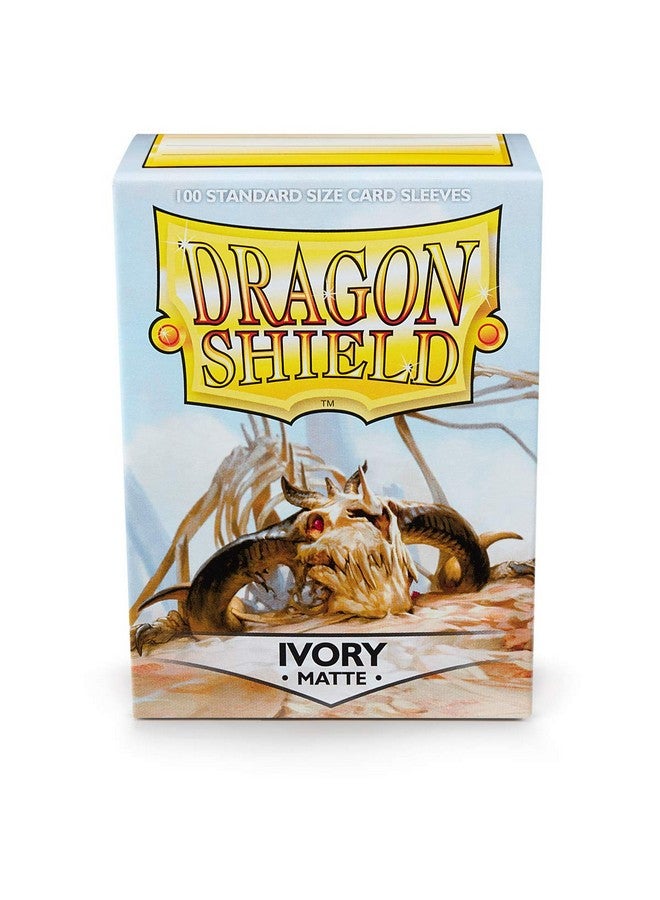 dragon shield أركين تينمان AT11017 أكمام دراجون شيلد للبطاقات غير اللامعة - عاجي - Image 1