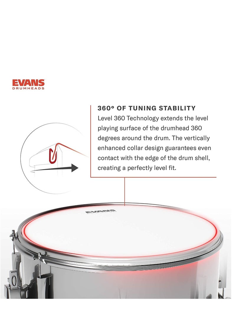 EVANS رأس طبلة Evans EMAD2 Clear Bass مقاس 22 بوصة - نظام تخميد قابل للتعديل مثبت خارجيًا يسمح للاعب بتعديل الهجوم والتركيز - حلقتان تخميد من الرغوة لخيارات الصوت - متعدد الاستخدامات لجميع أنواع الموسيقى - Image 3